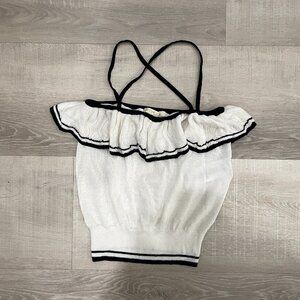 Maje Ruffle Hem Cami